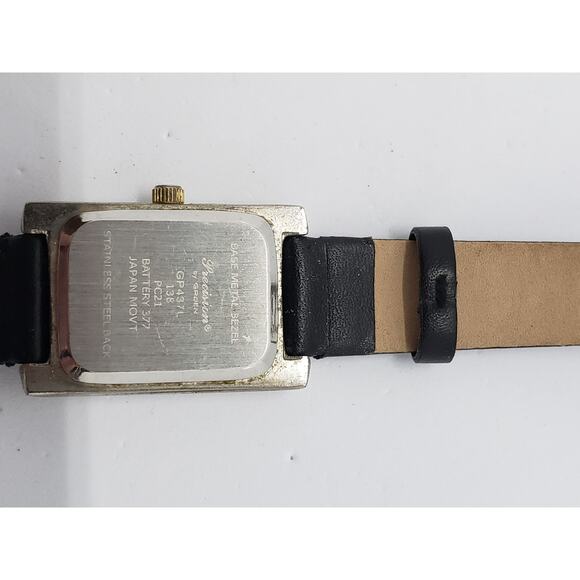 Precision by Gruen men's watch. Square face with gold trim. GP437L, 138, PC21 - Picture 3 of 9